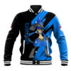 Lucario mix Mega Evolved Anime Varsity Jacket