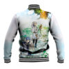 Frieren Anime Anime Varsity Jacket Flowers Field