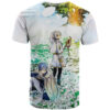 Frieren Anime T Shirt Flowers Field