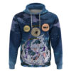 Luffy Gear Five Hoodie Nika Moon Scene