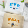 Wall-E & EVE (Ver 2) - Embroidered Shirt - RoiandRow