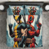 Deadpool and Wolverine Marvels Bedding Set Cover