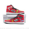 Custom Akira Kaneda Full Decals Akira Mid Top Basketball Sneakers Shoes | Personalizable Anime Fan Sneakers