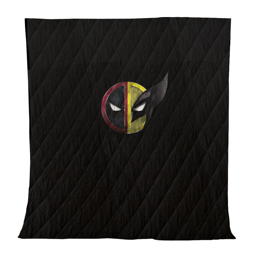 Deadpool and Wolverine Marvels Quilt Blanket