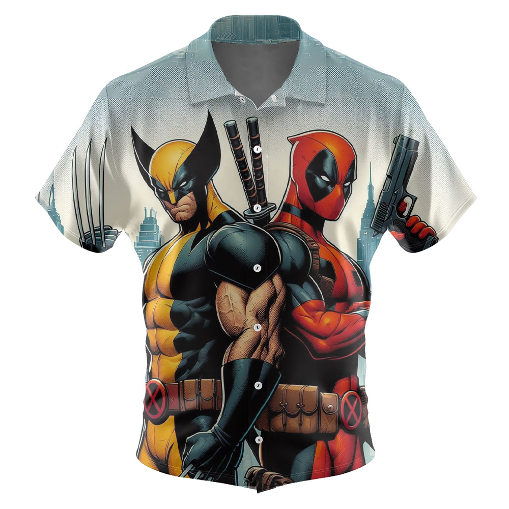 Deadpool and Wolverine Marvels Hawaiian Shirt