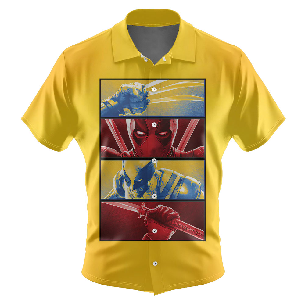 Deadpool and Wolverine Marvels Hawaiian Shirt