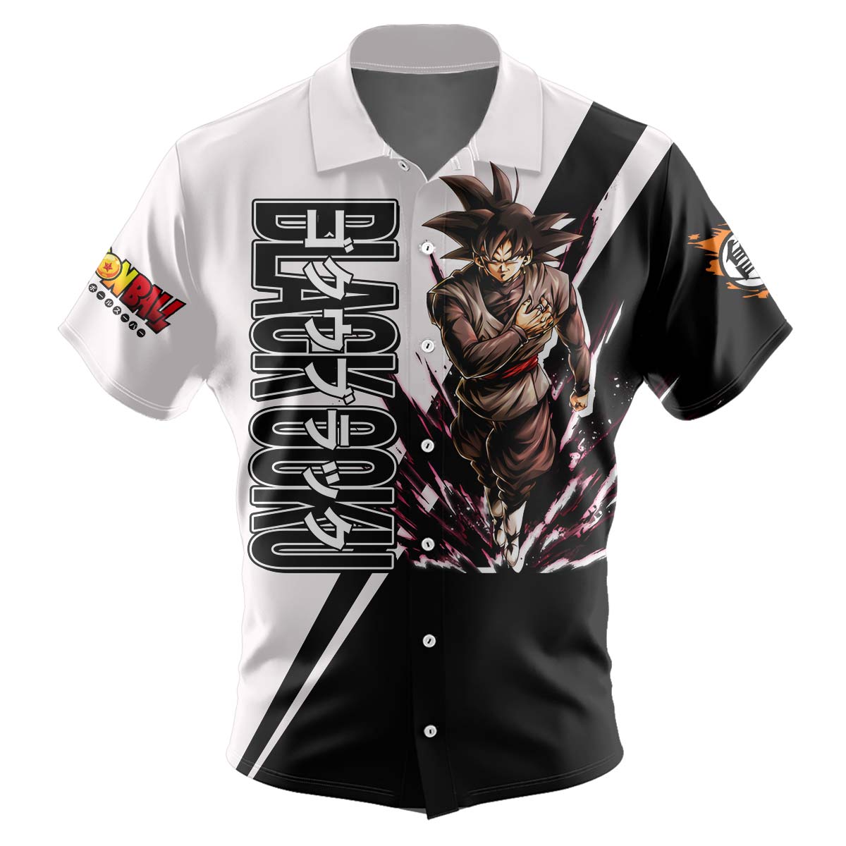 Black Goku Dragon Ball Z Hawaiian Shirt