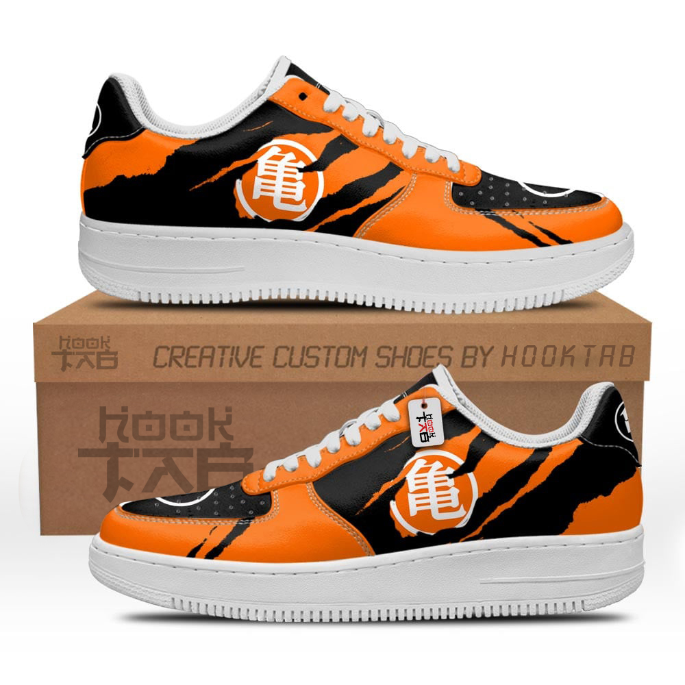 Goku Turtle Hermit Symbol Dragon Ball Z Shoes Anime Air Anime Sneakers