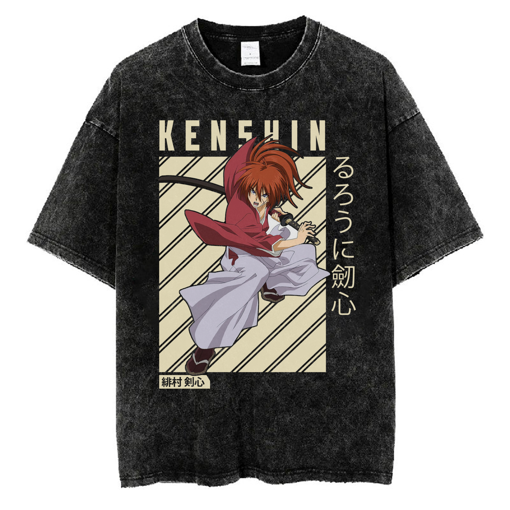 Kenshin Himura Rurouni Kenshin T-shirt V4