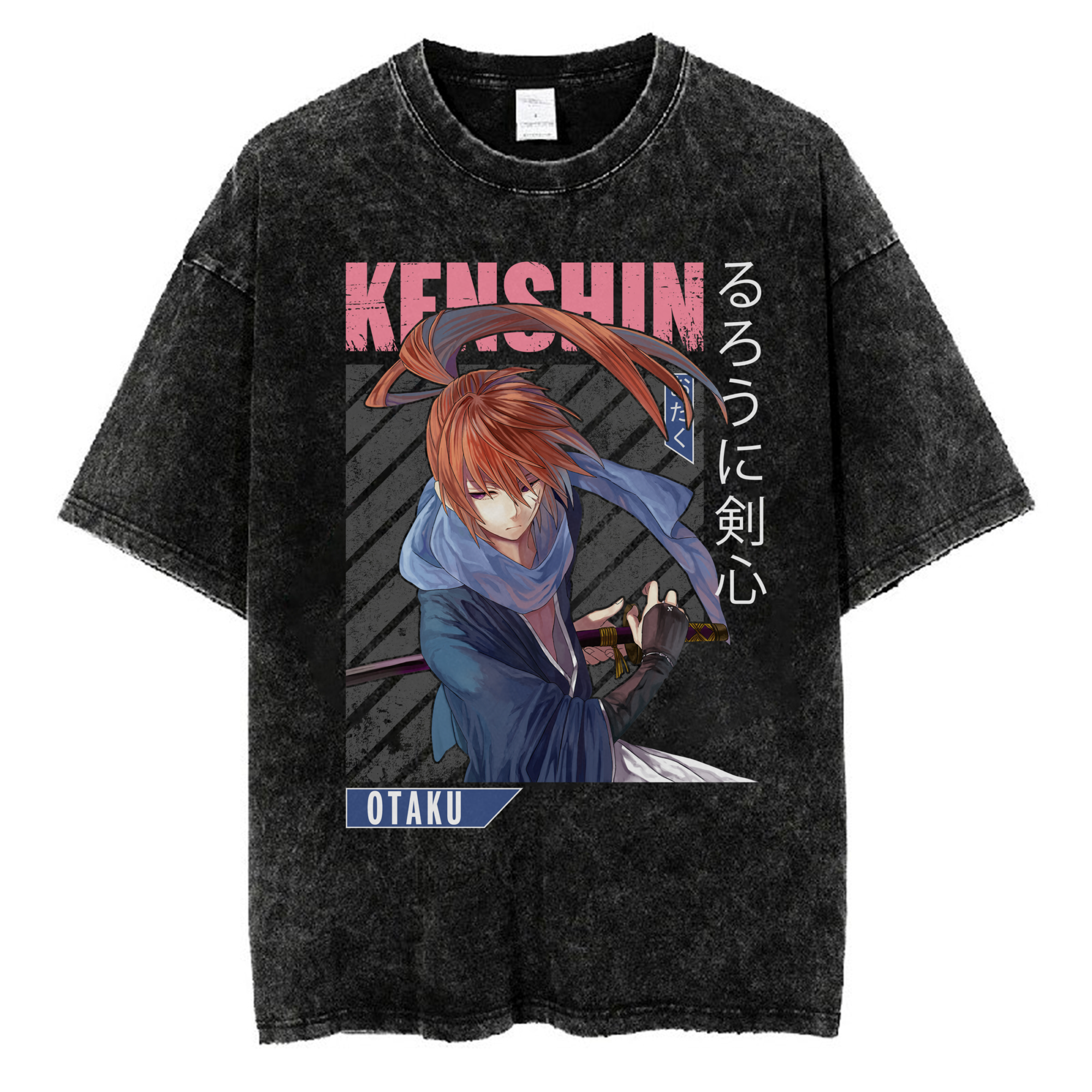 Kenshin Himura Rurouni Kenshin T-shirt V6