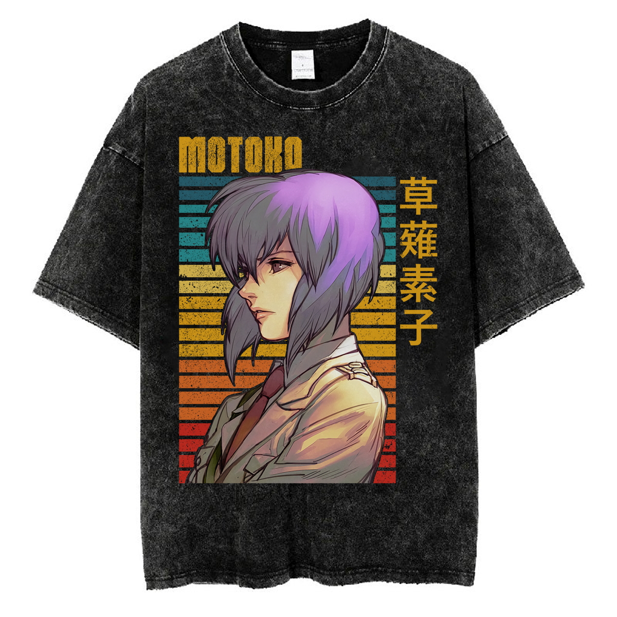 Motoko Kusanagi Ghost in the Shell T-shirt V6