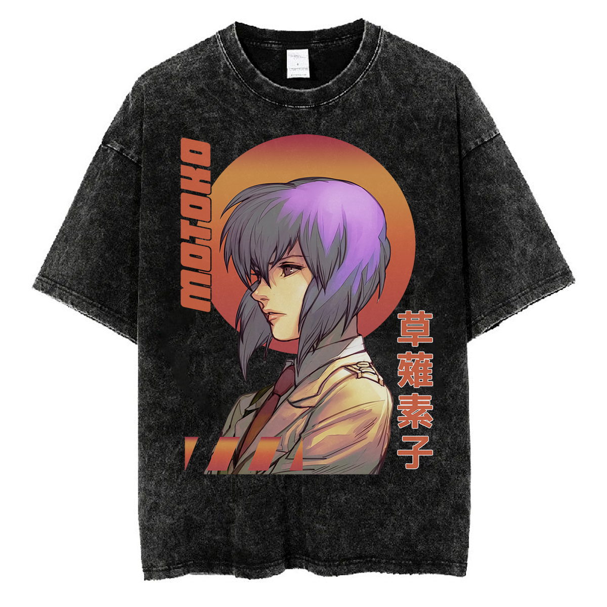 Motoko Kusanagi Ghost in the Shell T-shirt V9