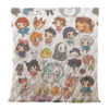 Chibi Chibi Spirited Away Quilt Blanket