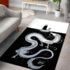 Chihiro No Face and Haku Dragon Spirited Away Rug