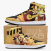 Sun God Luffy One Piece Mid 1 Basketball Shoes