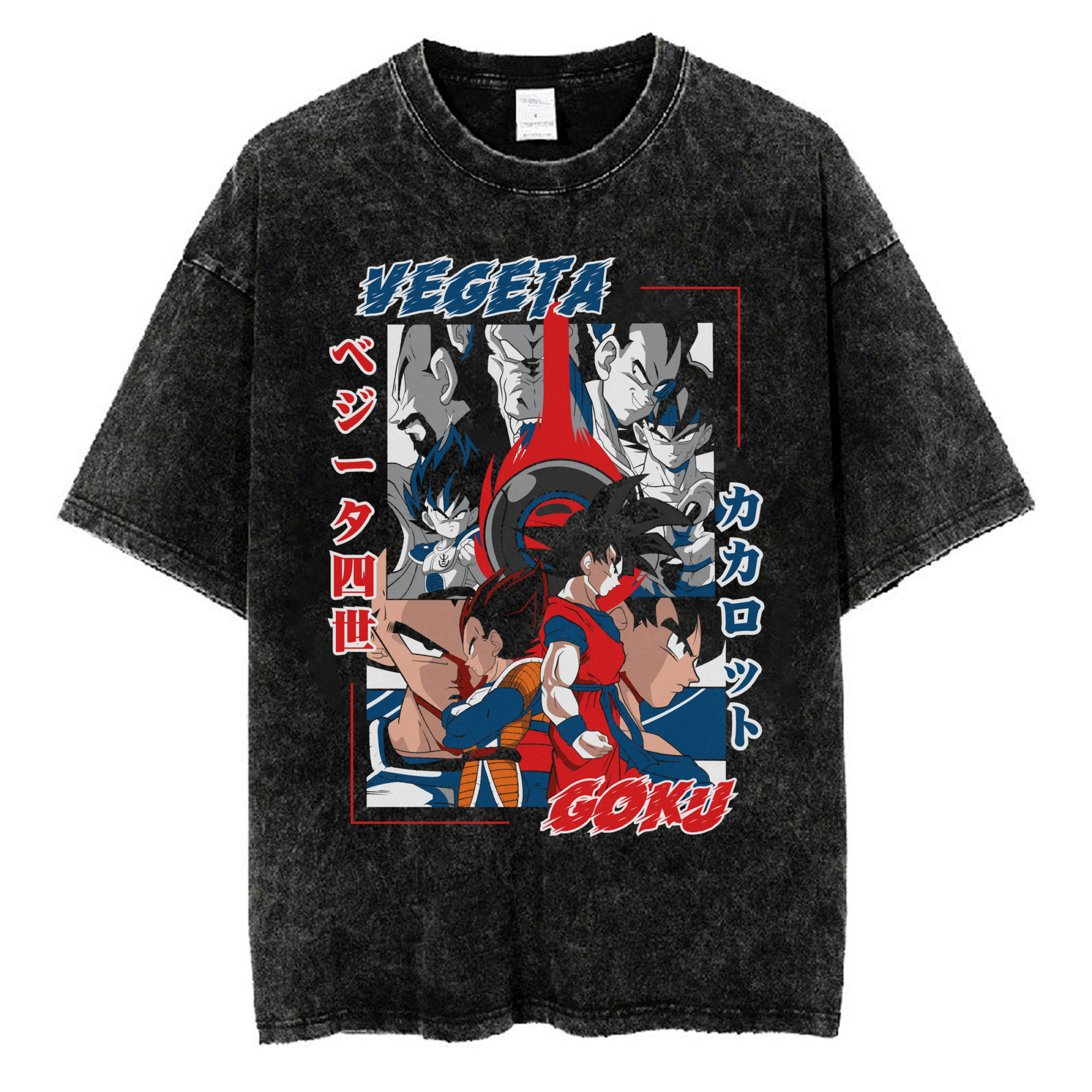 VEGETA VS GOKU Dragon Ball Z T-shirt V1