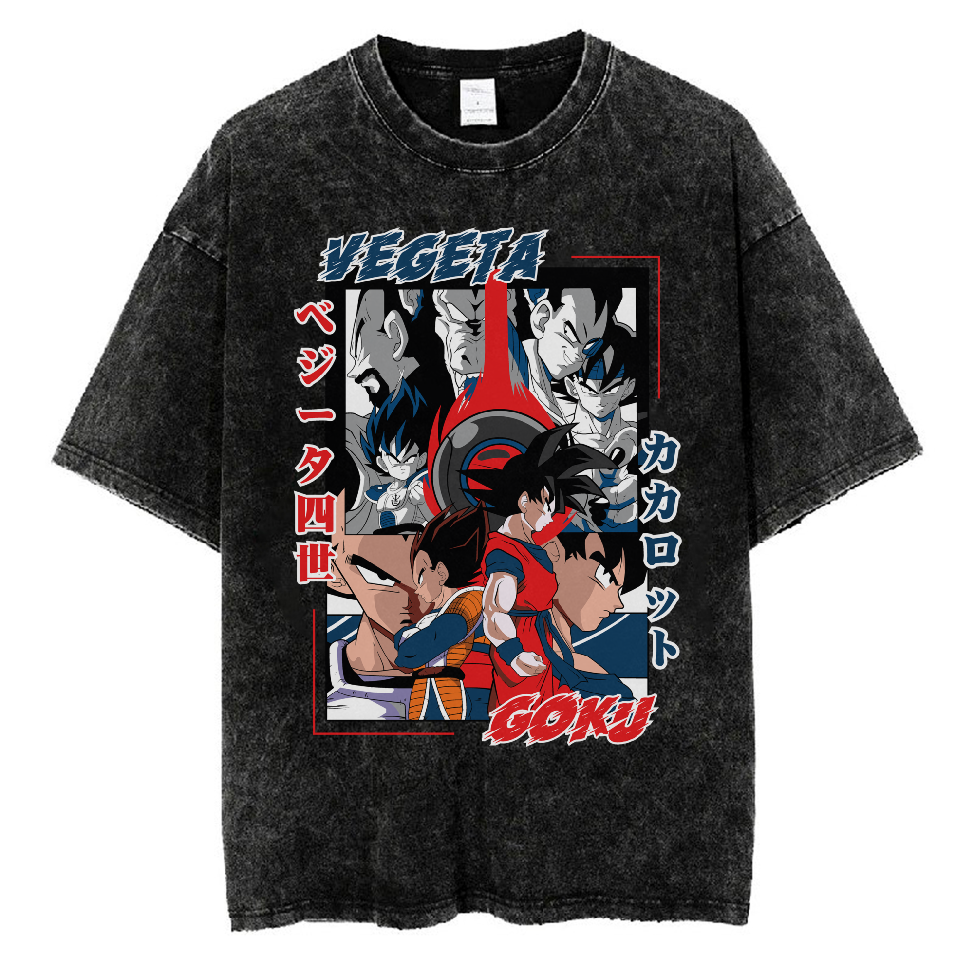 VEGETA VS GOKU Dragon Ball Z T-shirt V2