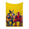 Deadpool and Wolverine Marvels Blanket