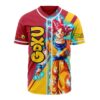 Goku Super Saiyan God Dragon Ball Z Baseball Jersey