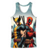 Deadpool and Wolverine Marvels 3D Tank Top