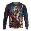 Deadpool and Wolverine Marvels Ugly Christmas Sweater