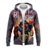 Deadpool and Wolverine Marvels Zip Hoodie