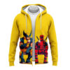 Deadpool and Wolverine Marvels Zip Hoodie