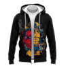 Deadpool and Wolverine Marvels Zip Hoodie