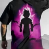 Dragon Ball Z Men's Fashion Anime Print Short Sleeve T-Shirt