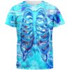 Halloween Costume Octopus Kraken Skeleton Mens T-shirt, Costume T-shirt