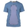 Eeyore Winnie The Pooh Cosplay Costume, Costume T-shirt