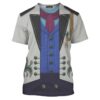 Prince Hans Blue Frozen T-shirt, Costume T-shirt