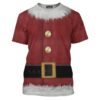 Santa Claus Christmas T-shirt, Costume T-shirt