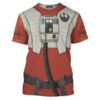 Poe Dameron Star Wars T-shirt, Costume T-shirt