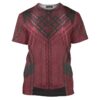 Shang-Chi Red Kung Fu T-shirt, Costume T-shirt