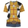 Woody Cosplay Costume Toy Story, Costume T-shirt