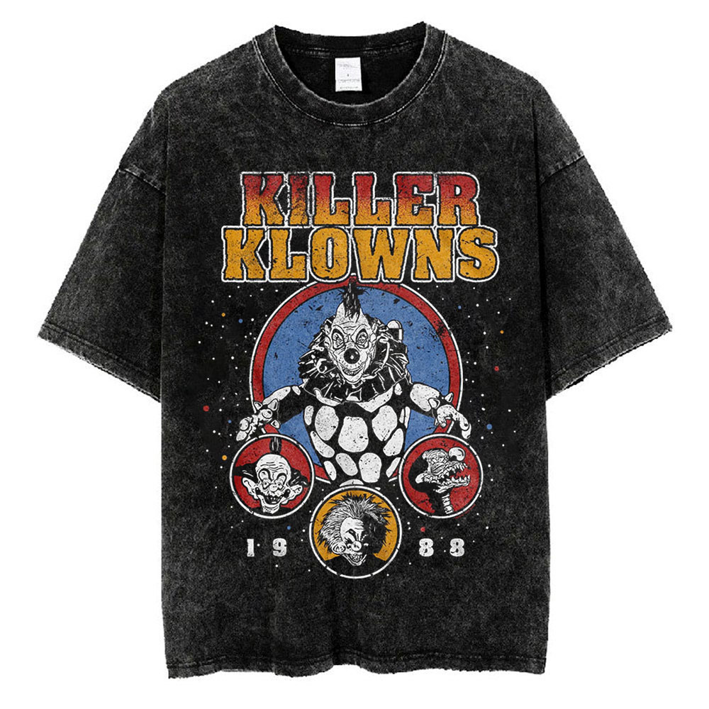 1988 Collage Killer Klowns From Outer Space T-Shirt, Killer Klowns From Outer Space T-Shirt, Halloween T-Shirt