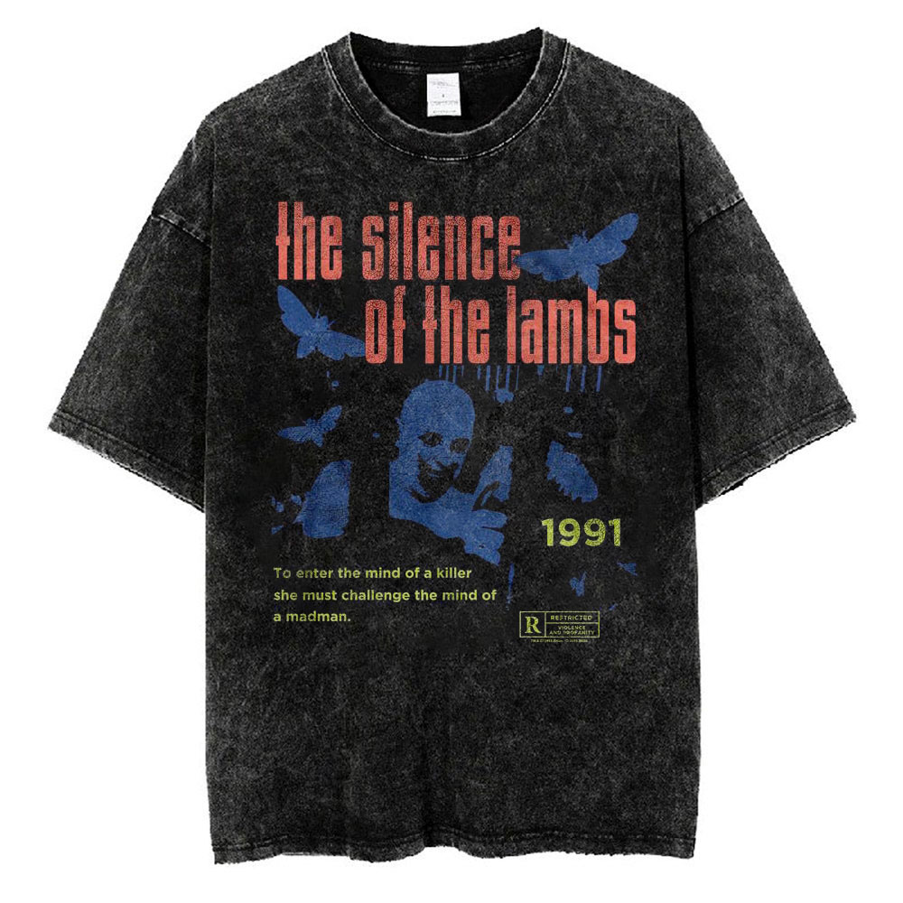 1991 Poster Buffalo Bill T-Shirt, Silence Of The Lambs T-Shirt, Halloween T-Shirt