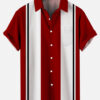 Christmas Striped Red Pattern - For Men And Women - Hawaiian Shirt