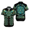 Aztec Mexico Quetzalcoatl Black Hawaiian Shirt For Men & Women