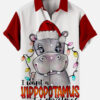 Christmas I Want A Hippopotamus - For Men And Women - Hawaiian Shirt