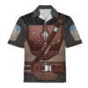 Star Wars Mandalorian Cosplay Costume - Hawaiian Shirt