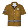 Star Wars Rose Tico Cosplay Costume - Hawaiian Shirt