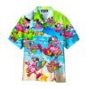 Pink Flamingo On Beach Summer Hawaiian Shirt For Men & Women