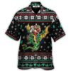 Christmas Santa Claus With Dragon - Hawaiian Shirt