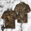 Deer Season Big Buck With Camouflage Pattern Hunting Hawaiian Shirt