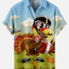 Rugby Turkey Illustration - For Men And Women - Hawaiian Shirt