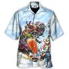 Santa Happy Funny Christmas - Gift For Men And Women - Hawaiian Shirt