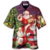 Christmas Funny Santa Claus So Happy - Hawaiian Shirt