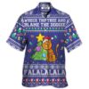 Brown Cat Wreck The Tree And Blame The Doggie - Christmas Hawaiian Shirt